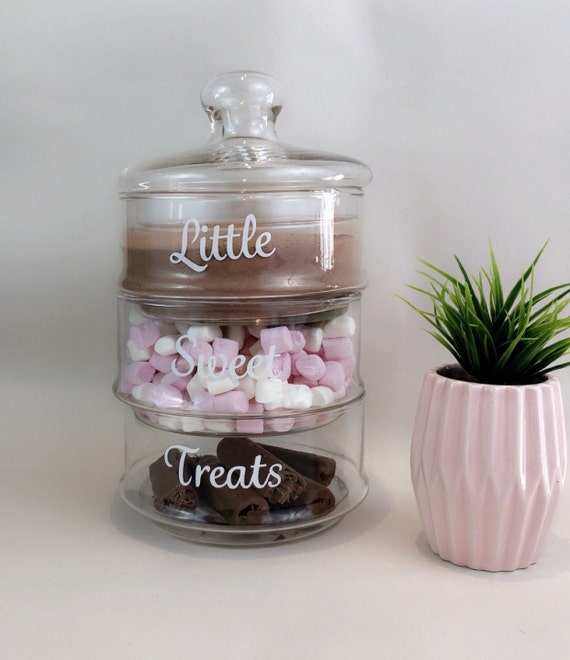 glass stacking jars