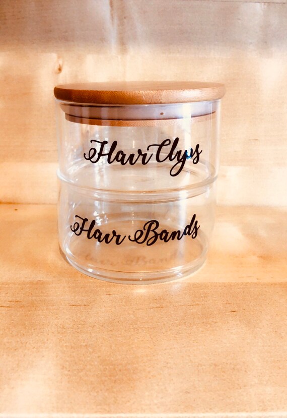 glass stacking jars