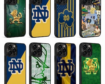 Lucky Irish Gridiron College Sports Phone Case iPhone 18 Pro Max 18 Pro Fold 17 Samsung Galaxy S26 16 Pro