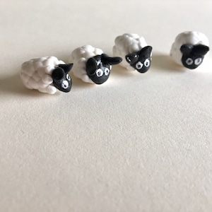 Micro Terrarium Animals - Miniature Animals -Fairy Garden Animals - Garden Miniature- Set of 4 sheep