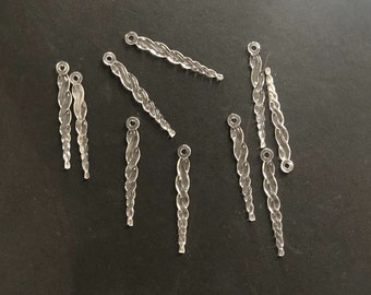 Dollhouse Icicles - 1:12 scale Icicles - Dollhouse Addition - Miniature Ice - Miniature scenery props