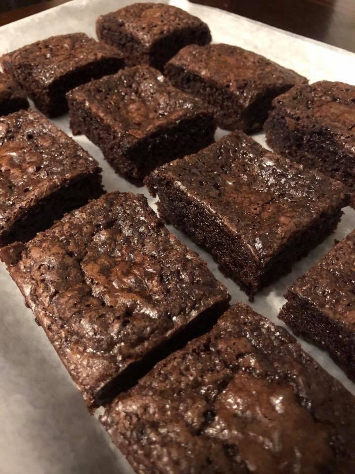 Homemade Brownies Thick Moist 8x8 Pan Etsy