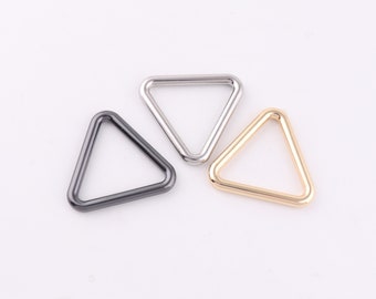 Triangle Double Rings,Slot and Hole Loop Buckle,2016mm Triangle Rings buckle,Adjuster Buckles,Metal Purse Buckles for pursebagdiy making