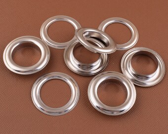 large metal eyelets
