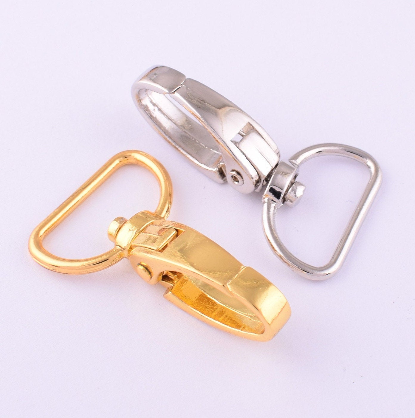 20 Stück Karabiner-Haken Mit Drehgelenk & Schlüsselringe - Metall, Praktisch Für Schlüssel, Schlüsselbänder & DIY-Projekte