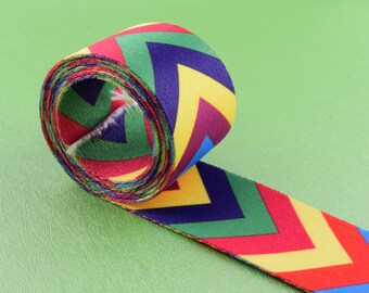 38mm Ethnic webbing,1.5'' Rainbow Jacquard ribbon Soft Stripes webbing,Woven Tape Handle decorative Bag Strap,Wholesale DIY Sewing webbing