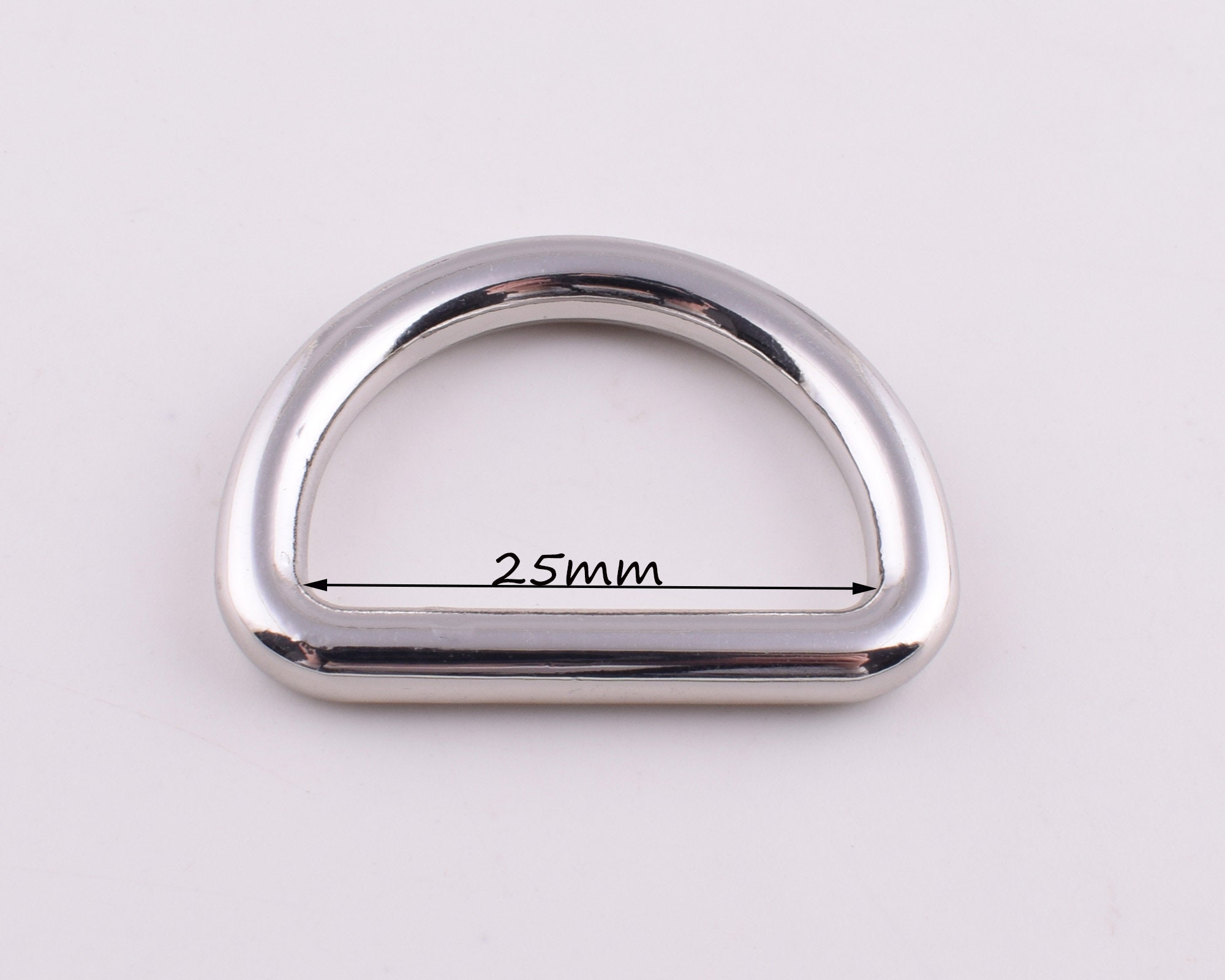 Color D Rings 1'' Metal D-rings,six Colors 25mm D Rings Strap Ring Buckles,6 Pcs ...