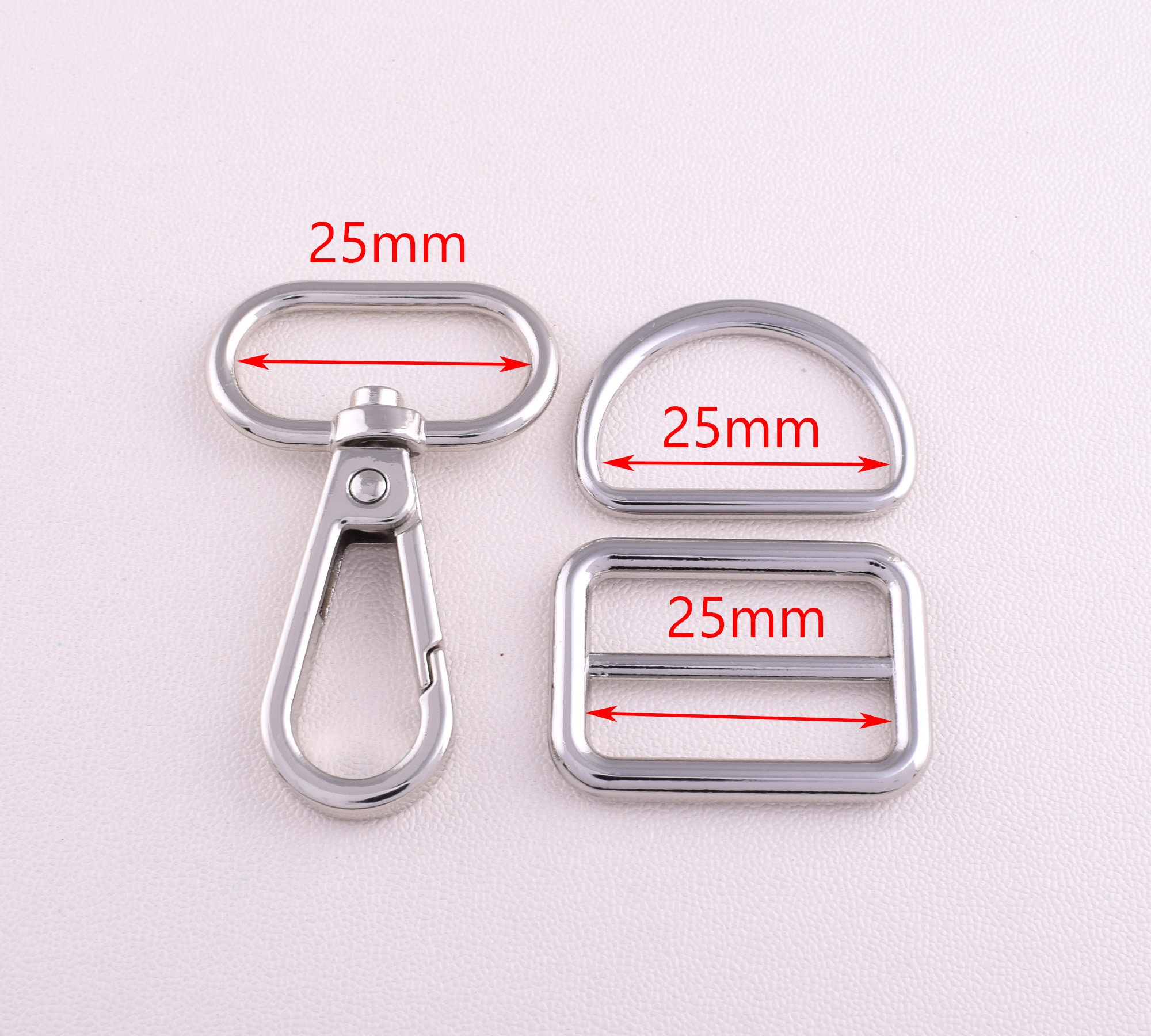 1 inch Metal Backpack Hardware Set 25mm Swivel Clasp/Strap Etsy
