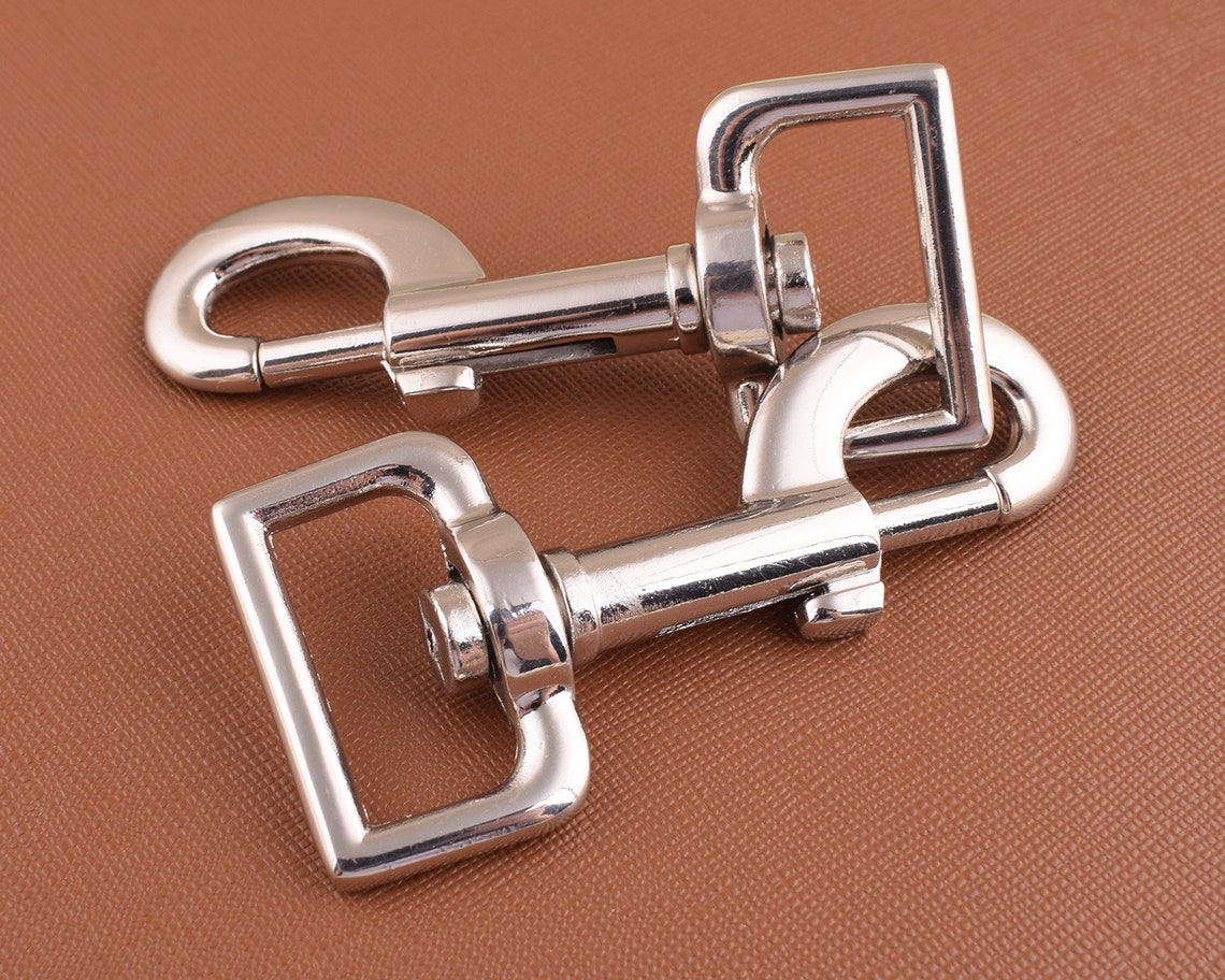 Swivel clasps large lobster clasp silver swivel clasps dog Etsy