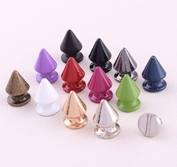 Wholesale 4pcs Giant Tree Spike Studs With Screwback Metal Spikes