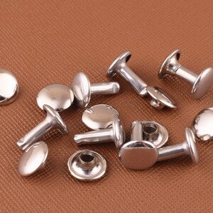 9*12mm Silver Double Cap Rivets,metal Round Rivet Studs,rapid Rivets ...