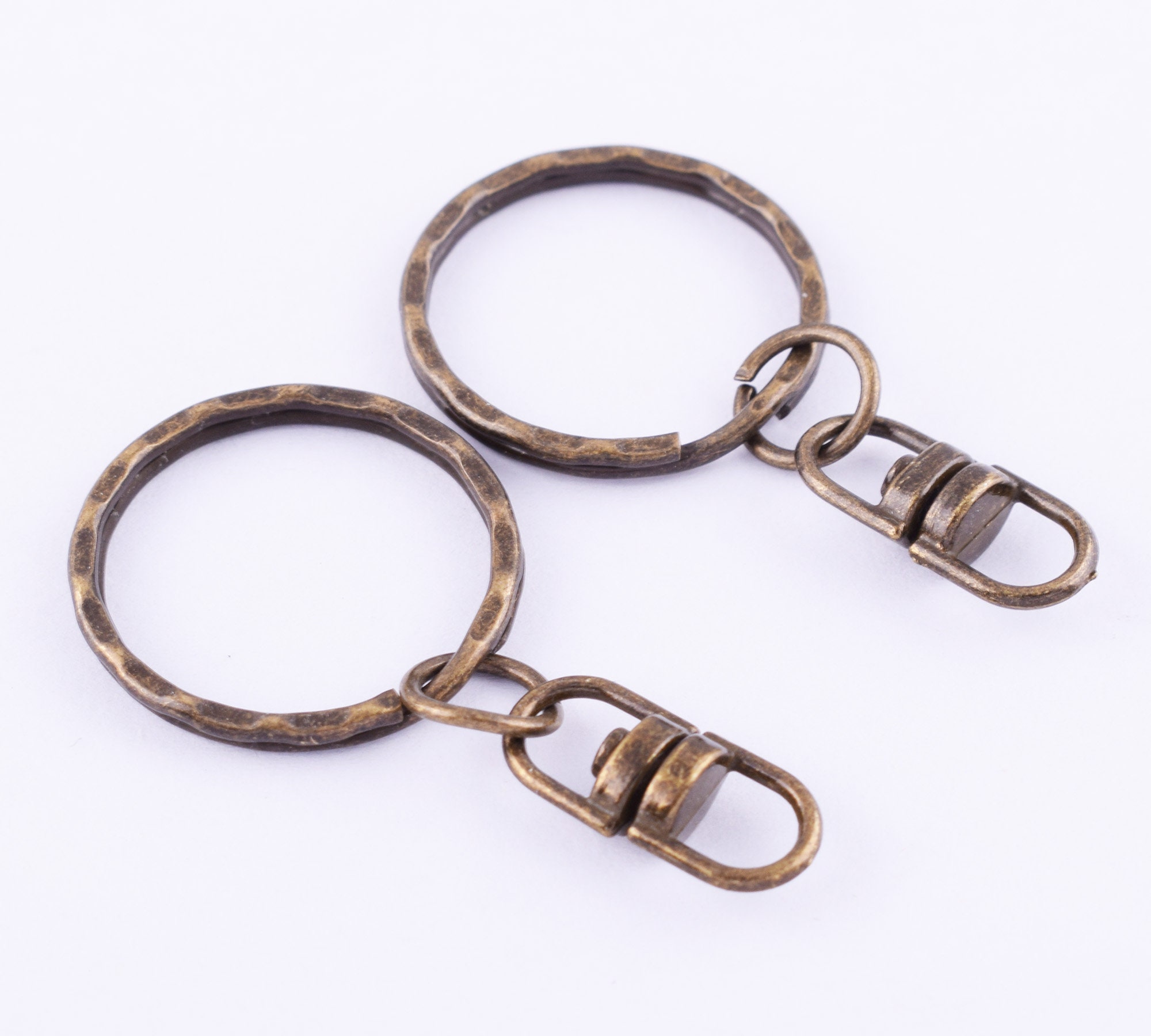 25mm Split Ring With Swivel Connector Double Loop1'' Etsy