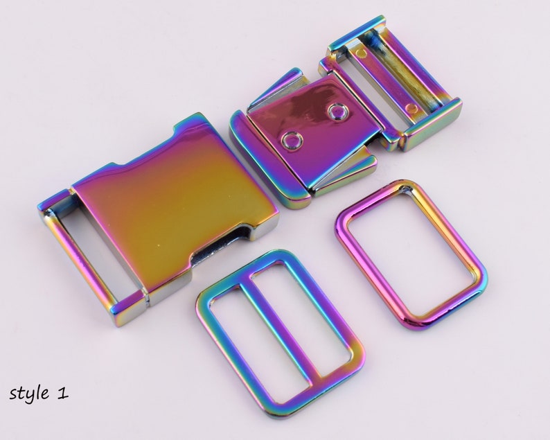 Dog collar hardware kit1 inch metal pet collar set supplies Etsy