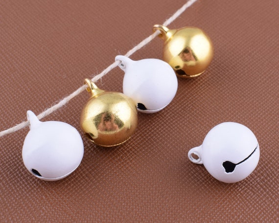 10/20pcs Small Jingle Bells Golden Jingle Bell Decoration Bell Mini Bell  Pendants For Home Wedding Party Christmas Ornament Xmas Decorating DIY  Crafti