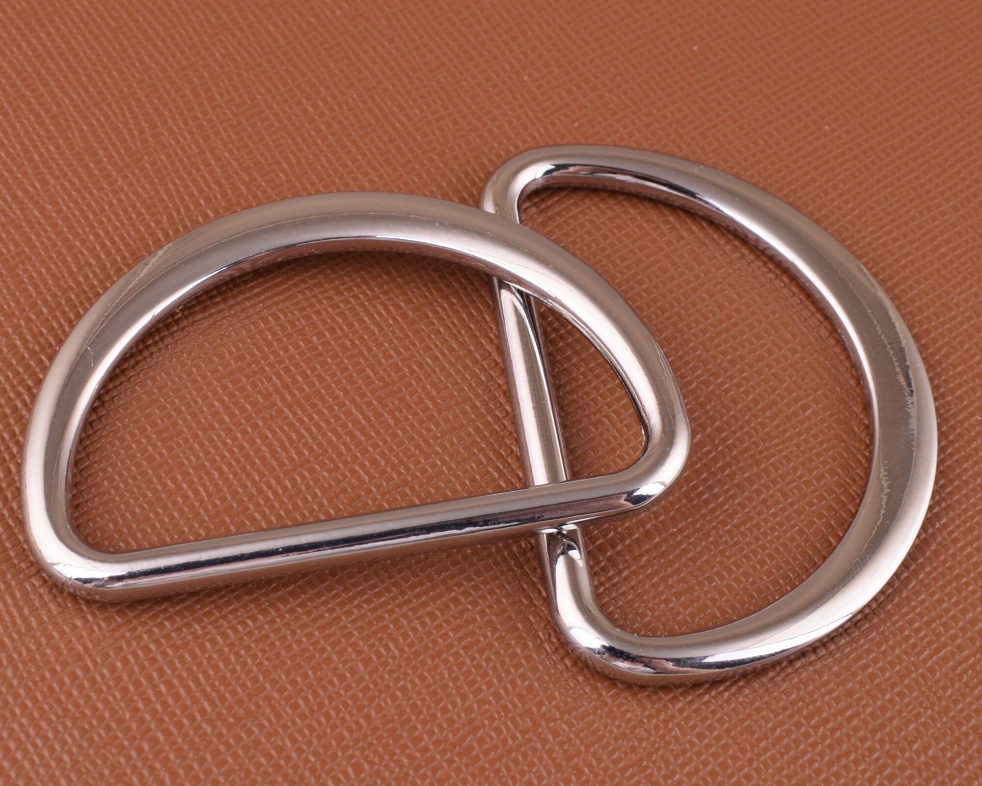 6 Pcs D-rings,1 1/2'' D Ring Buckles,silver/black Metal Connector D ...