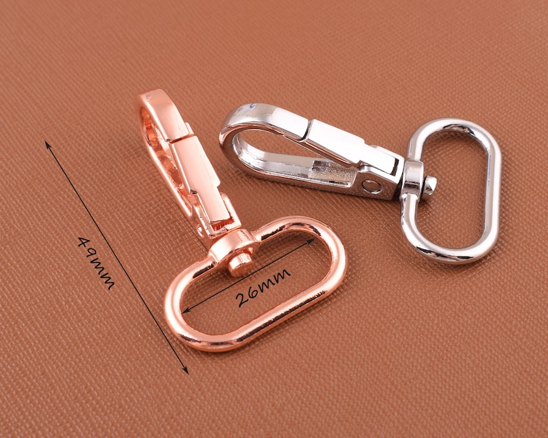 4 colors swivel clasps Gold swivel snap hook metal key ring key chain,lobster clasp spring hook Trigger Clasp Clips