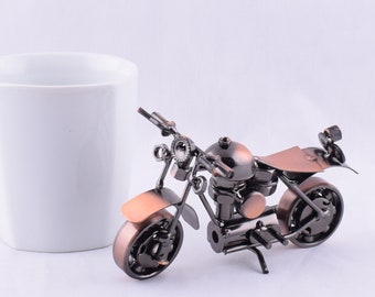 Özel klasik araba modeli steampunk tarzı Metal araba dedektörü bar dekorasyon mo