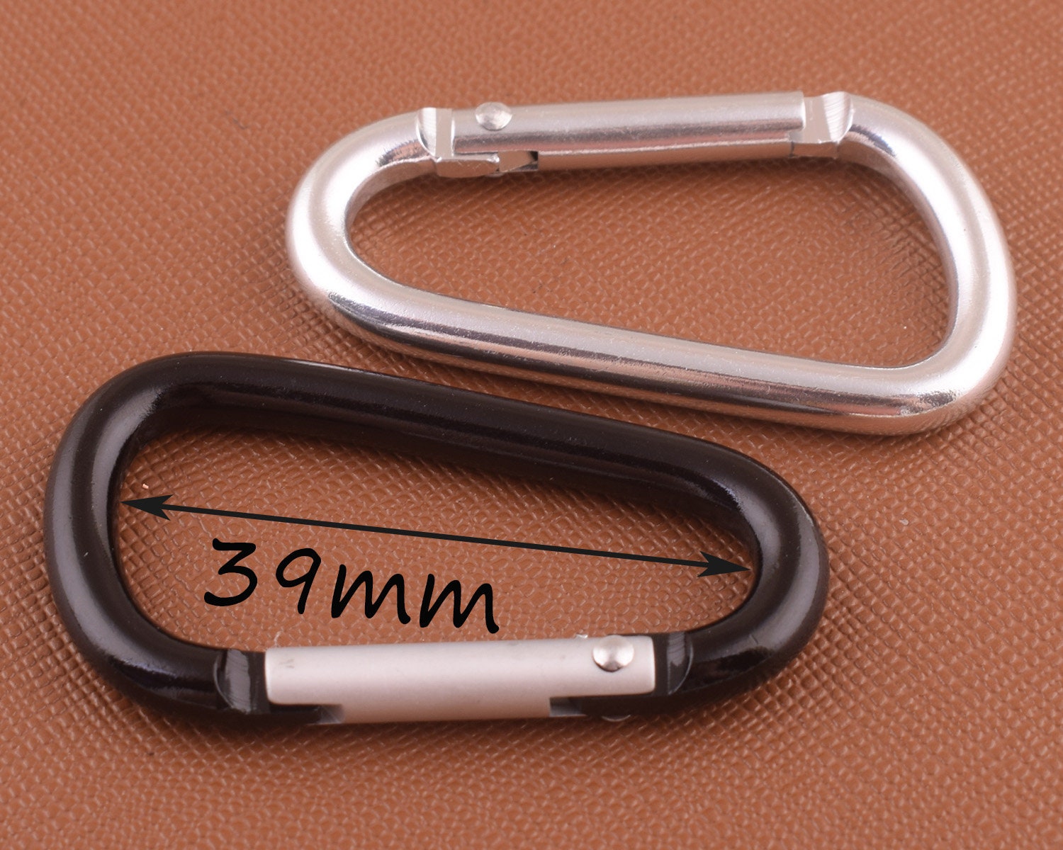 Princeton Carabiner Keychain - Black