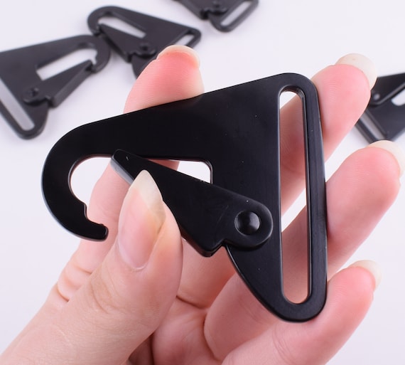 Spring Hook Clasps,black Triangle Webbing Strap Buckles 20