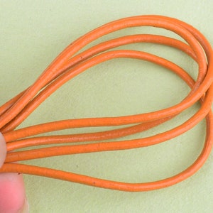 Leather cord,2mm Yellow Round leather cord,Natural Cowhide Leather beading Bracelet cord Genuine leather Cord for jewelry making