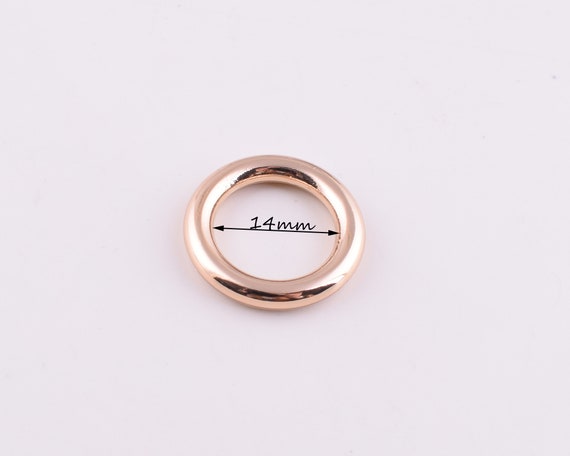 Metal O Rings,silver/gold/black Small Round Strap Ring,14mm