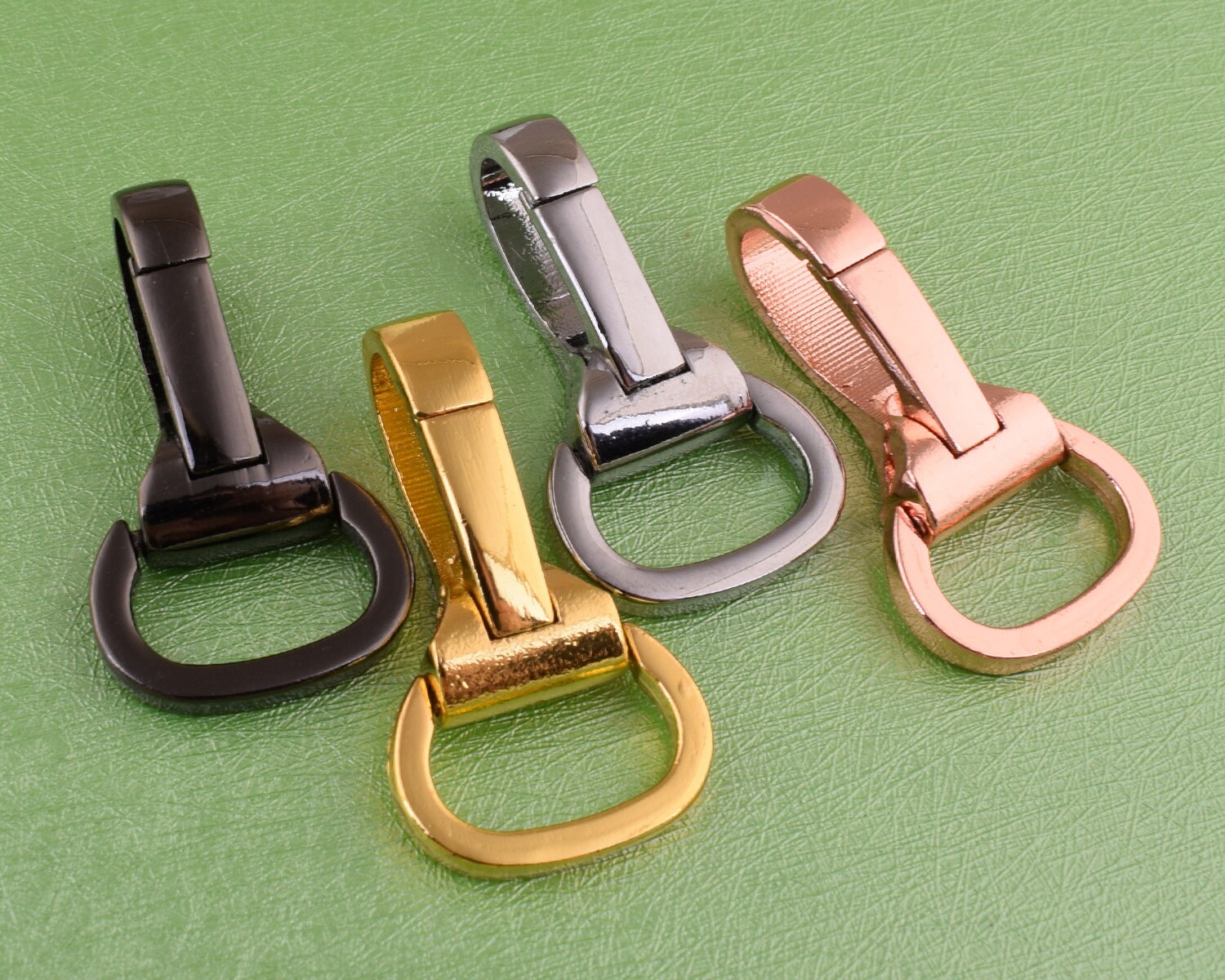 Keychains Bulk Key Fob Hardware 5Pcs 8/13/16/25mm Metal Swivel