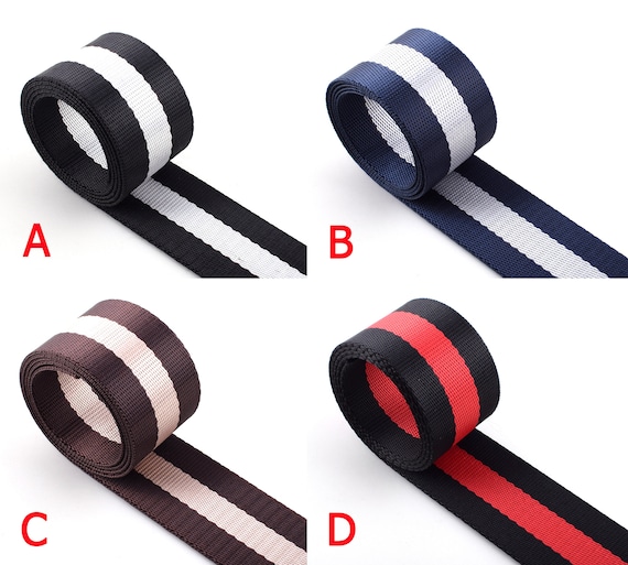 Nine Stripe Webbing: Moss Nine Stripe Webbing: Moss
