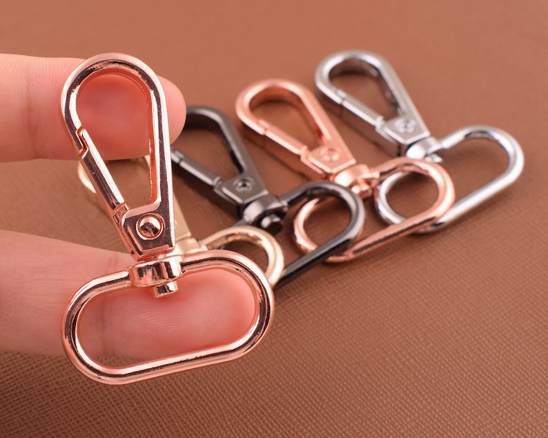 4 colors swivel clasps Gold swivel snap hook metal key ring key chain,lobster clasp spring hook Trigger Clasp Clips