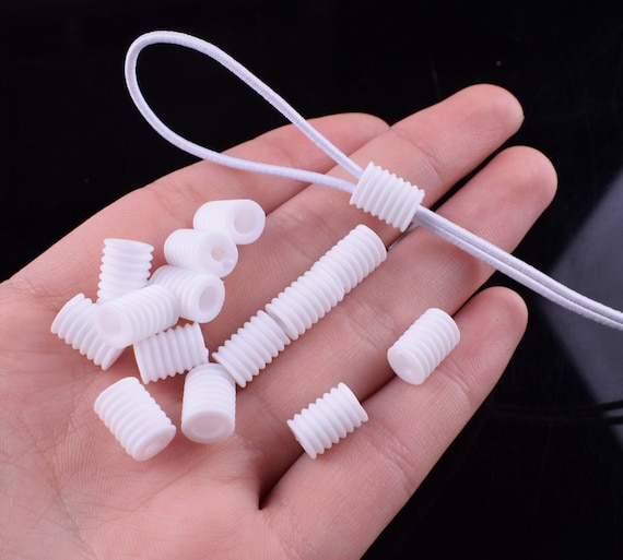 Fermacavo Maschere Viso Fermacavo In Silicone Craft County - Confezione Da 100, Per Maschere, Cavi E Progetti Fai Da Te Accessorio Mascherina Fai Da Te