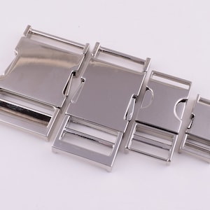 Metall Release Seite Schnalle, Hund Katze Kragen Rucksack Gurtband verstellbare Schnallen Hardware, Gürtel Riemen Schnalle Verschluss Clip Lock 13 18 25 30 mm