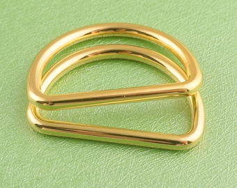 d rings metal d loop gold d circle for handbag or belt making hardware supplies