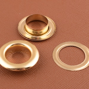 Metal gold Eyelets Grommets with washer eyelet Grommets Eyelets dress,Great for Clothes Leather Canvas bag