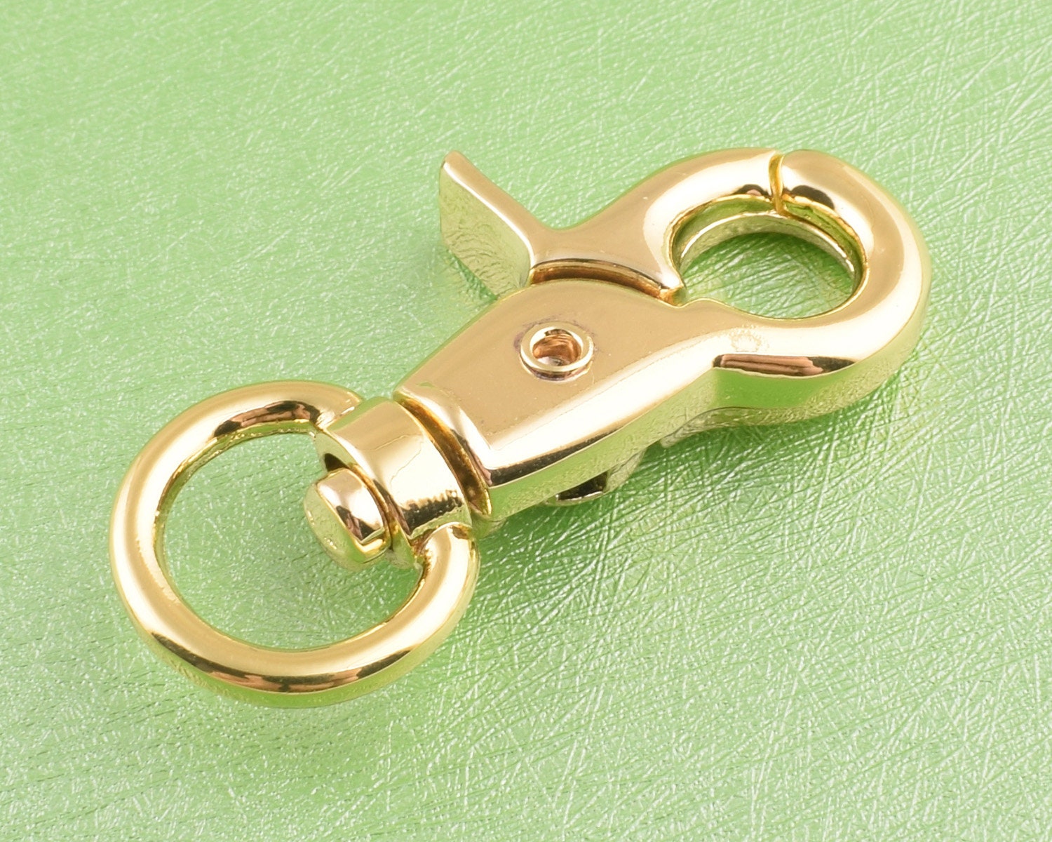 6pcs 55X30Mm Gold Keychain Accessories Universal Metal Clasp