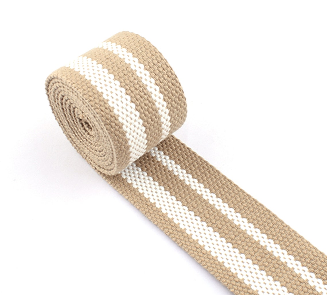 38mm Stripe Cotton bingbag Strap bing 1 1/2'' Etsy
