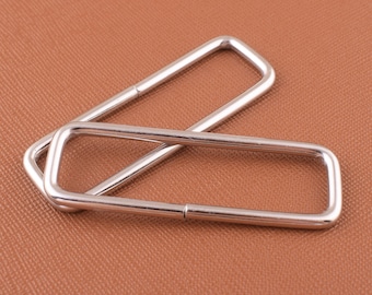 large silver rectangular rings metal Rectangle Rings  for backpack/belt/webbing/strap hardware