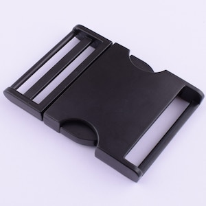 Release Side Buckle,1.5&#39;&#39; Black quick release buckle,38mm Durable adjustable metal belt strap Lock hardware for luggage Seat Belt making