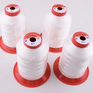 White Nylon Thread High quality Silk Thread,3 Ply Twisted Thread Craft cord spool roll for protective clothing mask crochet sewing