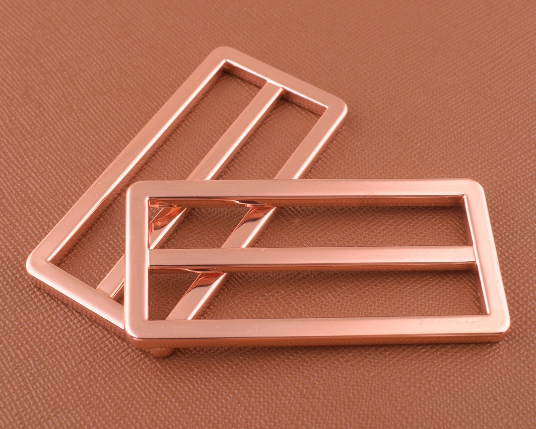 2 Inch Rose Gold Belt Buckle Square Buckle Metal Buckle Etsy