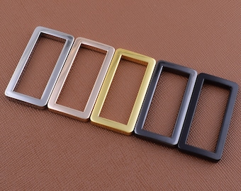32mm Square ring buckles,1 1/4'' Metal Belt Strap Rings buckles Connector,Silver/gold/black Rectangle Rings Purse Leather hardware #-8 pcs