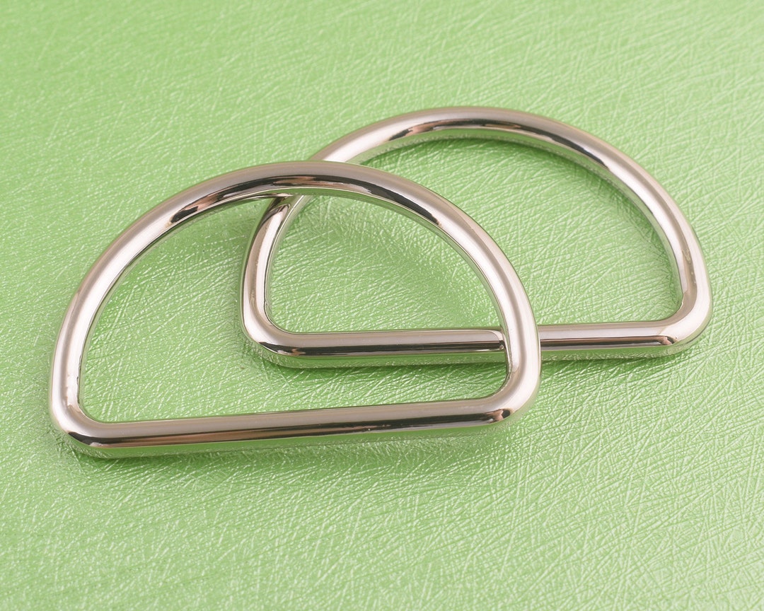 Silver D Ring Metal D Loop Big D Circle Rounding D Ring D Buckle ...