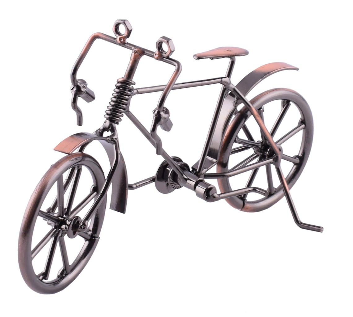 Vintage Metal Bike Modelcopper Bicycle Ornaments Desktop - Etsy