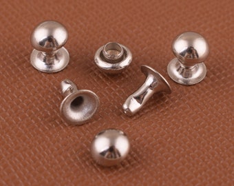 Silver metal rivets rapid rivets,decorative rivets for leather working/handbag/clothing hardware suppies