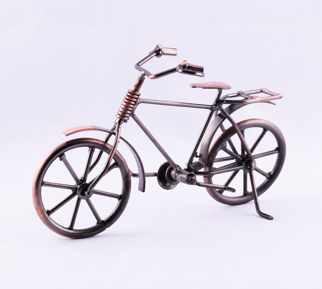 Metallic Bike Model Vintage Metal Bicycle Model,copper Decorative Bike Iron Classic Bicycle ...