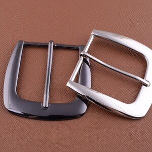 Adjust pin buckles,Metal belt buckles strap fastener,36mm black/silver adjustable rectangular buckles for Purses/leather DIY making  6 pcs