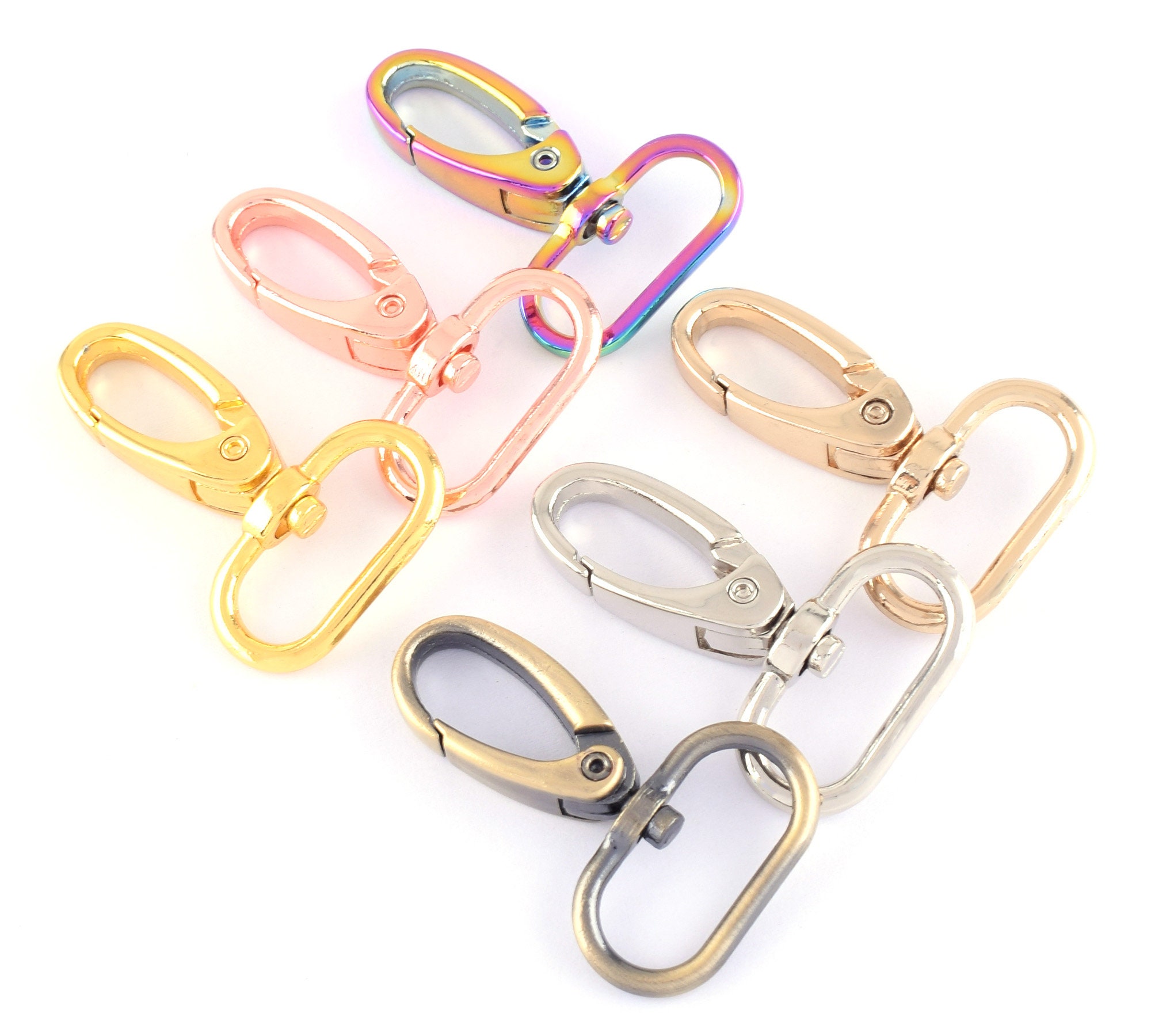 Buy 25mm Swivel Clasp Claw Metal Swivel Snap Hook,rainbow Lobster Clasp  Trigger Snap Hook for Purse Strap Bag Strap Handbag Handle Hardware Online  in India 