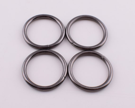 Gunmetal/gold O Ring Large O Ring 2 Inch Metal O Buckle Round Jump Rings O  Rings FOR Handbag Purse Bag Making Hardware Supplies-4pcs 