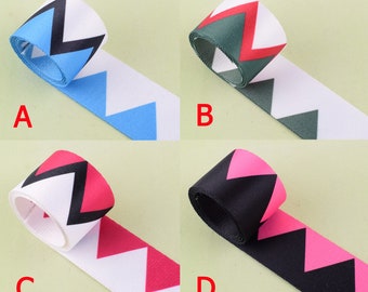 50mm Striped Webbing Geometric Pattern Webbing,2'' Ethnic Polyester Webbing Strap For Bag Crossbody Straps Pet Collar Sewing Craft