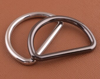 silver/gun black d ring Rounding d ring d circle metal d-rings for bags/dog collar/backpack making