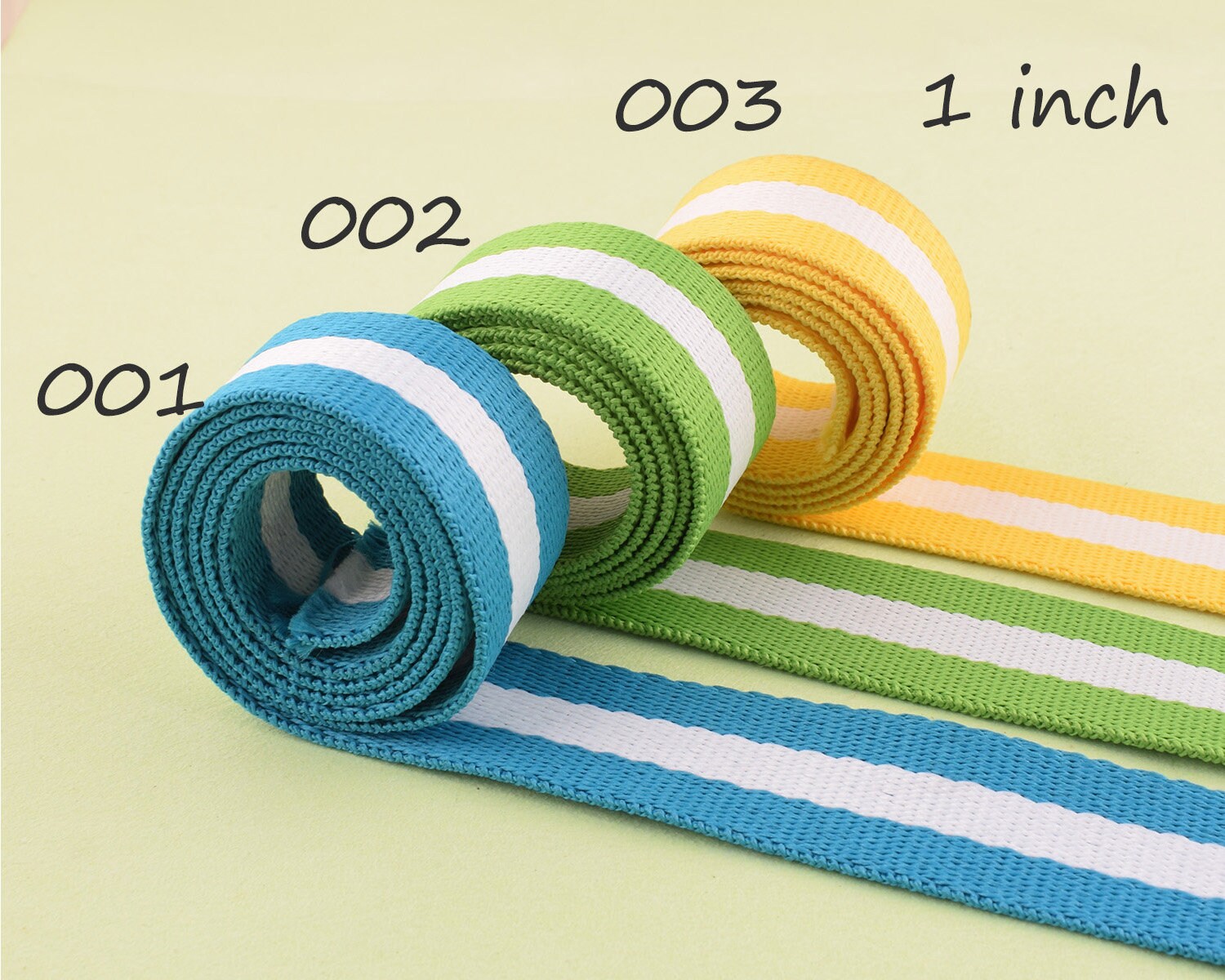 1 Inch Nylon Webbing Bag Handles Decorative Ribbon Bag Strap for Tote ...