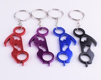 2 Stück   Schlüsselring Taschenwerkzeug Mini Split Schlüsselbund Kreis 